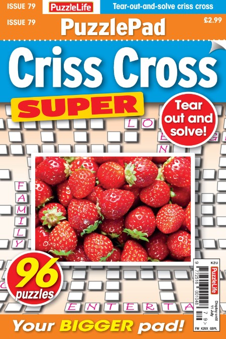 PuzzleLife PuzzlePad Criss Cross Super - Issue 79 2024 Cdcd028fddb4b1daddd3dcce38e6442c