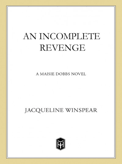 An Incomplete Revenge - Jacqueline Winspear E241e121c9322595f0e39136ea9ee2ad