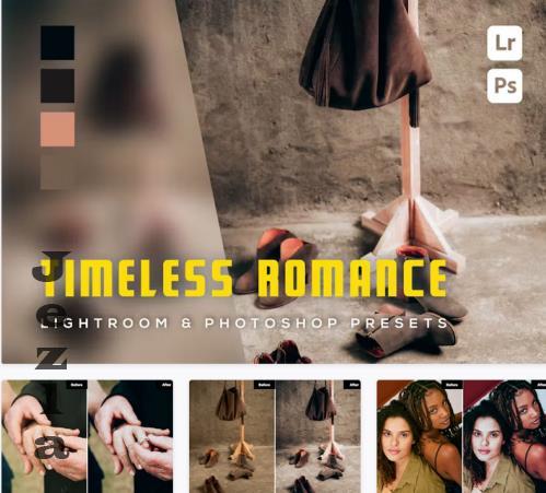6 Timeless Romance Lightroom and Photoshop Presets - SQZGM7H