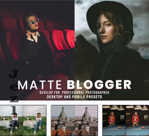Matte Blogger- Desktop and Mobile Presets - LCUKM6Q