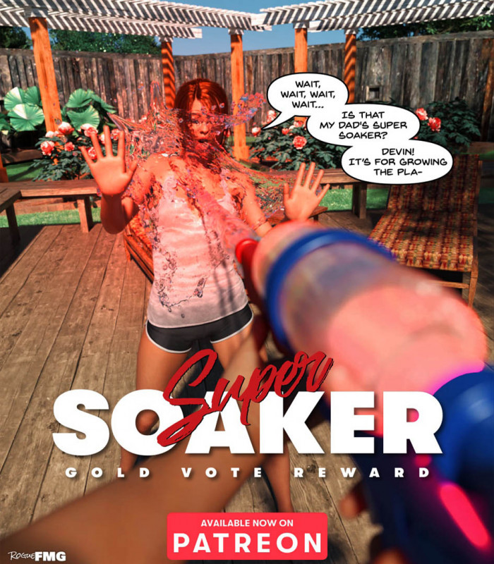 RogueFMG - Super Soaker 3D Porn Comic