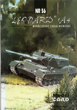  Leopard 1A4 (Model Card 056)