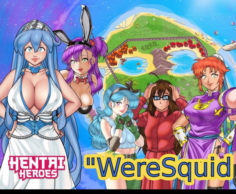 Kinkoid - Hentai Heroes - World 16 -WereSquid Island- Porn Comics