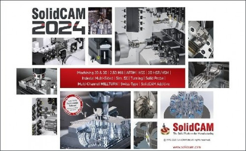 SolidCAM 2024 SP0 (x64)  for SolidWorks Multilingual