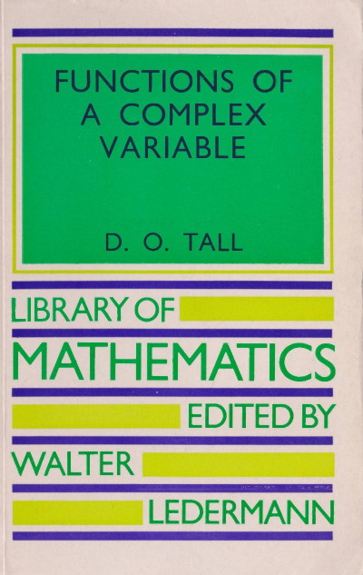 Introduction to Functions of a Complex Variable - J. H. Curtiss Cbd18b9a747931e56b6940801e975437