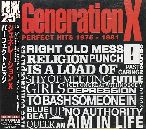 Generation X - Perfect Hits 1975 - 1981 (1991) (LOSSLESS)