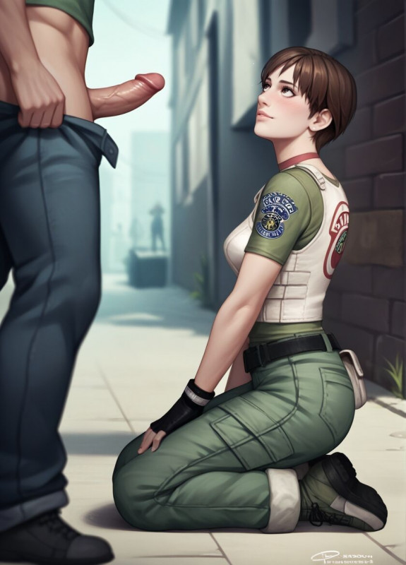 AI Generated - Date with Rebecca Chambers Porn Comic