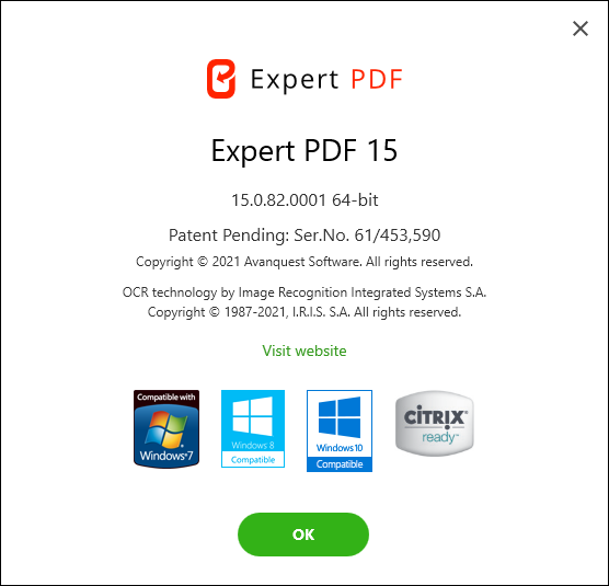 Avanquest eXpert PDF Ultimate 15.0.82.0001