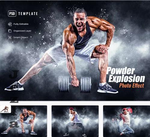 Powder Explosion Photo Effect - W52S5JU