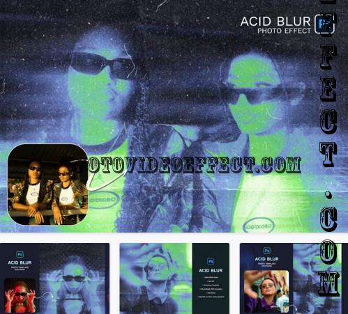 Acid Blur Photo Effect - 244468406