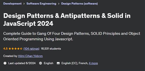 Design Patterns & Antipatterns & Solid In Javascript 2024