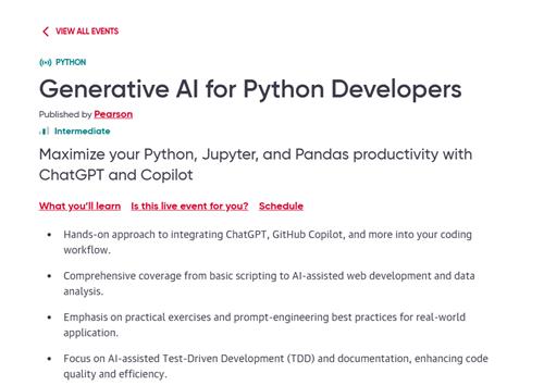 Generative AI for Python Developers by Shaun Wassell