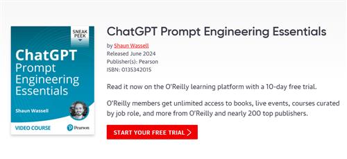 ChatGPT Prompt Engineering Essentials by Shaun Wassell