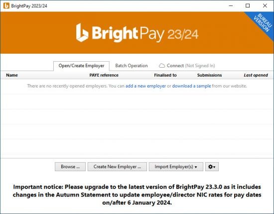 Thesaurus Software BrightPay UK Bureau 2024-25 v24.1.0