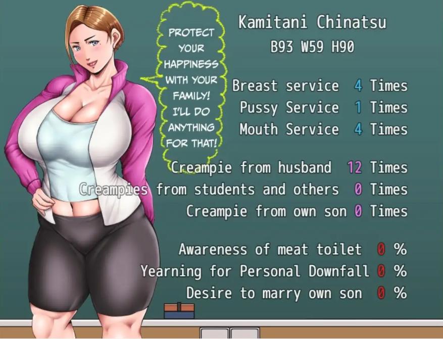 ODENsensei - Our Meat Urinal Teacher -the GAME- Yanmama Teacher's Perverted Life Final (eng) Porn Game