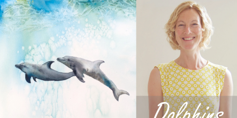 Dolphins. A Free–Flow Watercolour Masterclass with Jane Davies