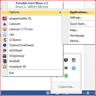 Portable Start Menu 4.1