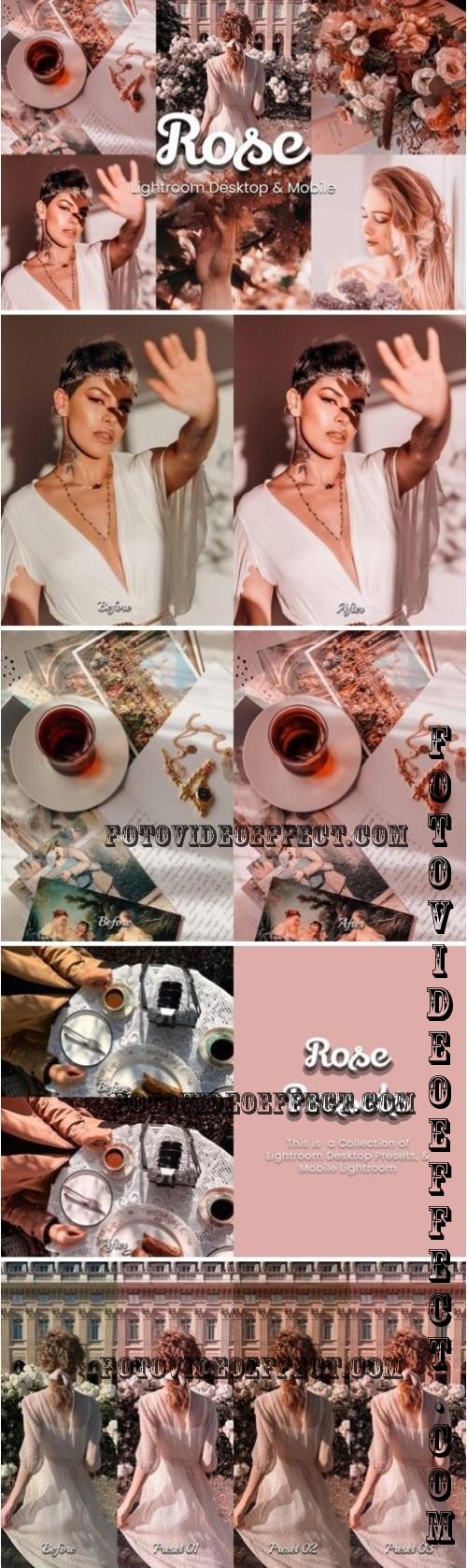 30 Rose Gold Lightroom Bundle - 279643647