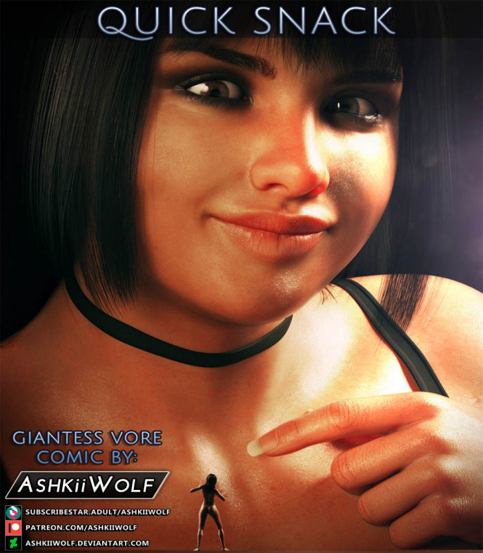 AshkiiWolf - Quick Snack 1 3D Porn Comic