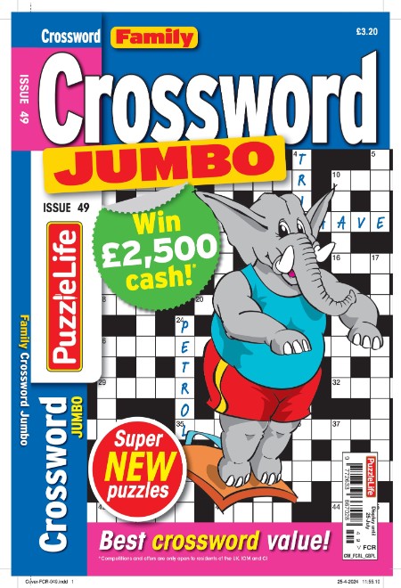 Family Crossword Jumbo - Issue 49 - June 2024