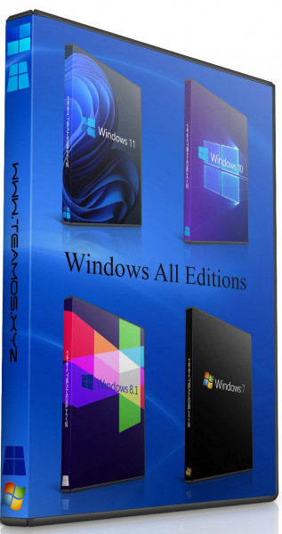 Windows All (7, 8.1, 10, 11) All Editions With Updates AIO 43in1 June 2024 Preactivated