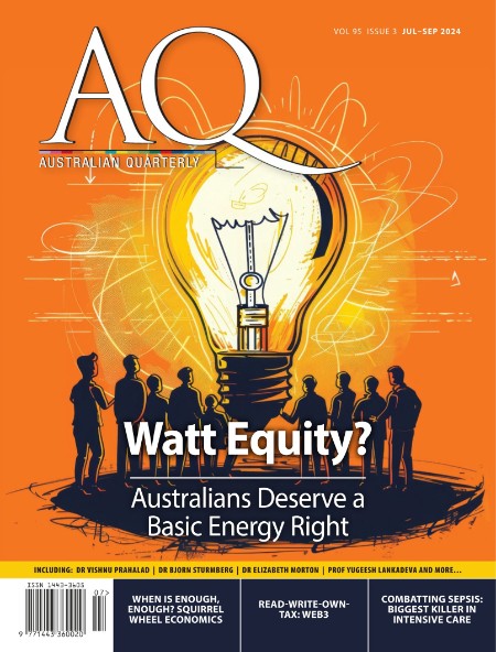 AQ Australian Quarterly - July-September 2024 631dd142e150191d9a9a4cebdd2c5764