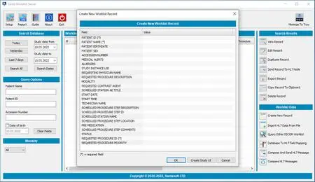 Sante DICOM Worklist Server 2.3 (x64)