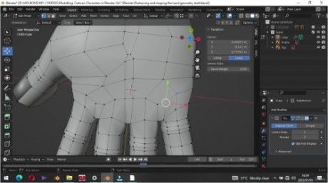 Low Poly Hand Modelling In Blender vol 1