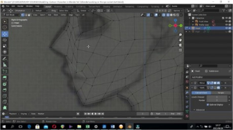Modelling The Head  In Blender Vol 1
