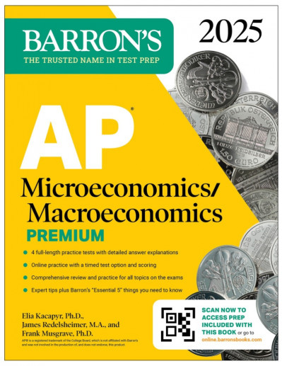 AP Microeconomics/Macroeconomics Premium, 2024: 4 Practice Tests   Comprehensive R... 68fed48eb501f9c333d8152644e9562f