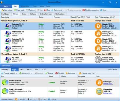 Awesome Miner Ultimate 10.0.2  Multilingual 171395a9124dfce7059e515e840eca34