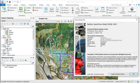 OpenFlows WaterCAD 2024 v24.00.00.26 Win x64