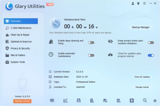 Glary Utilities Pro 6.12.0.16 Multilingual