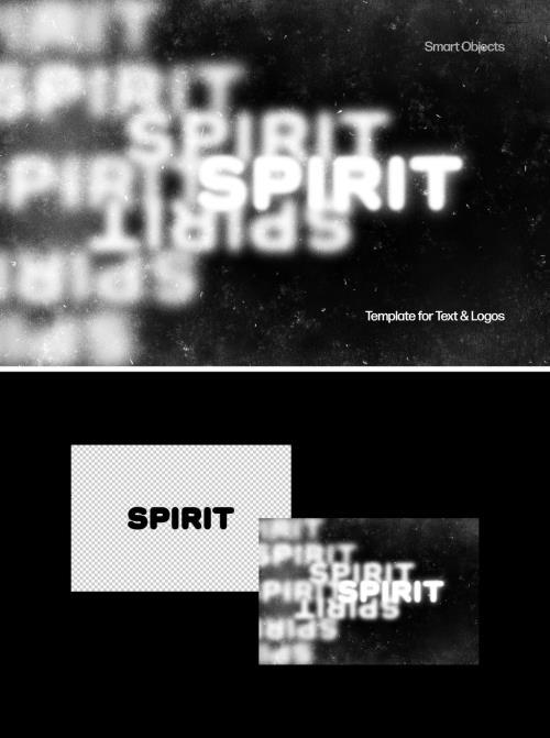 Faded Ghost Blurred Text Effect