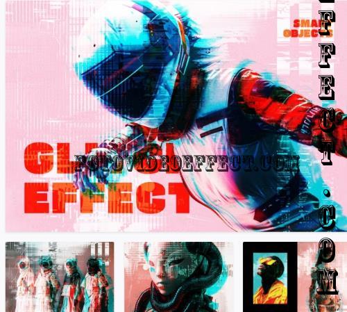 Glitched Distort Photo Effect - 279898224