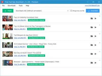 Free YouTube Download 4.4.5.709 Premium Multilingual