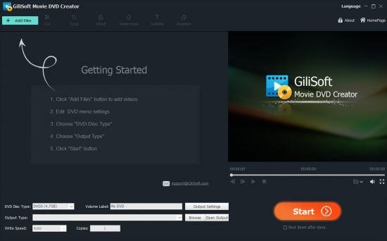 GiliSoft Movie DVD Creator 10.4