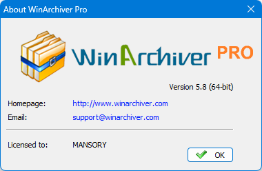 WinArchiver Pro 5.8