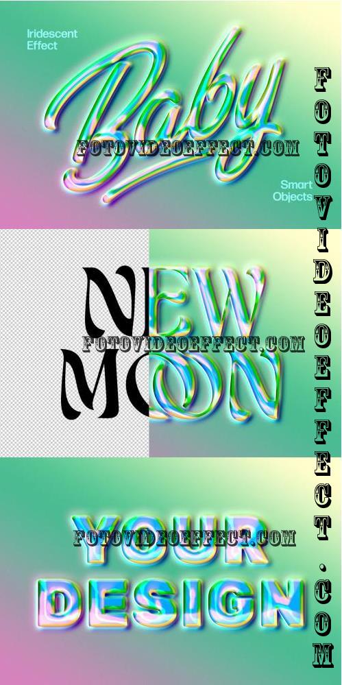 Holo Glow Text & Logo Effect - 272595085