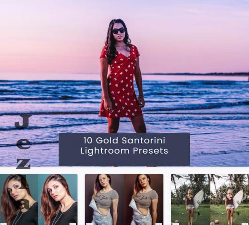 10 Gold Santorini Lightroom Presets - 7E9VDLG