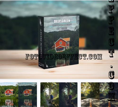 Deep Green Nature Lightroom Presets Pack - 53215030