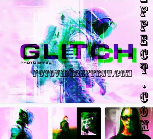 Distort Glitch Photo Effect - PYUR9TD