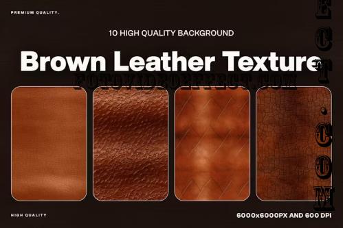 10 Brown Leather Texture Background - 2SN2YZF