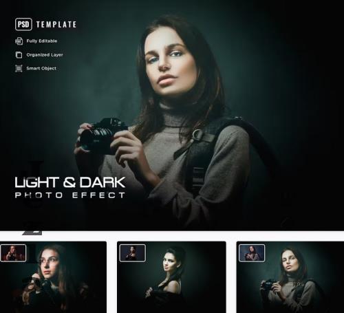 Light And Dark Photo Effect - MWAREHW