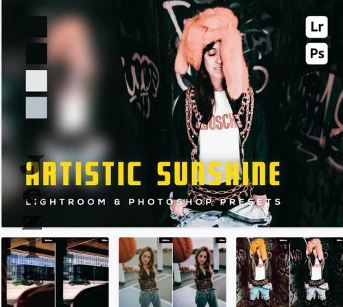 6 Artistic Sunshine Lightroom and Photoshop Preset - 2CP888Y