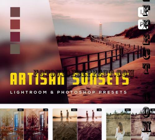 6 Artisan Sunsets Lightroom and Photoshop Presets - JSVDEEW