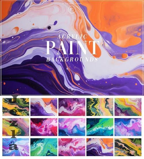 Acrylic Paint Backgrounds - 9STTP3E