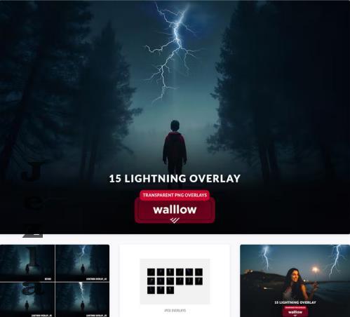 Lightning Transparent PNG overlays - 280451561