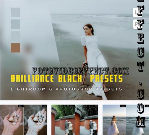 6 Brilliance black Lightroom and Photoshop Presets - FVNMLAM