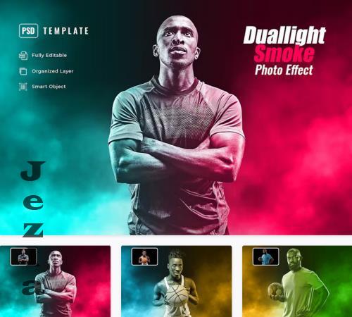 Duallight Smoke Photo Effect - EB43XH9